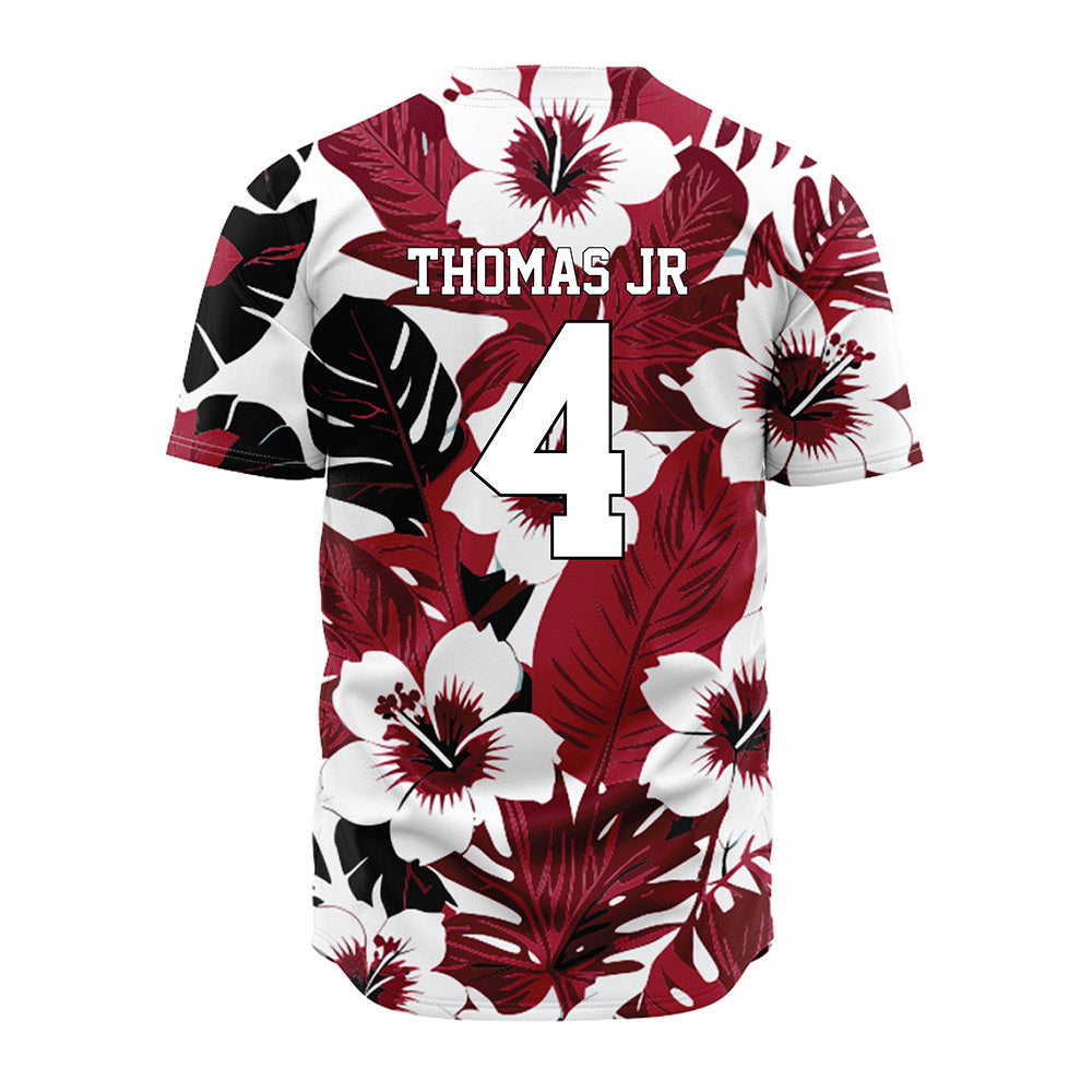 Arkansas - NCAA Baseball : Justin Thomas jr - Aloha Jersey-1