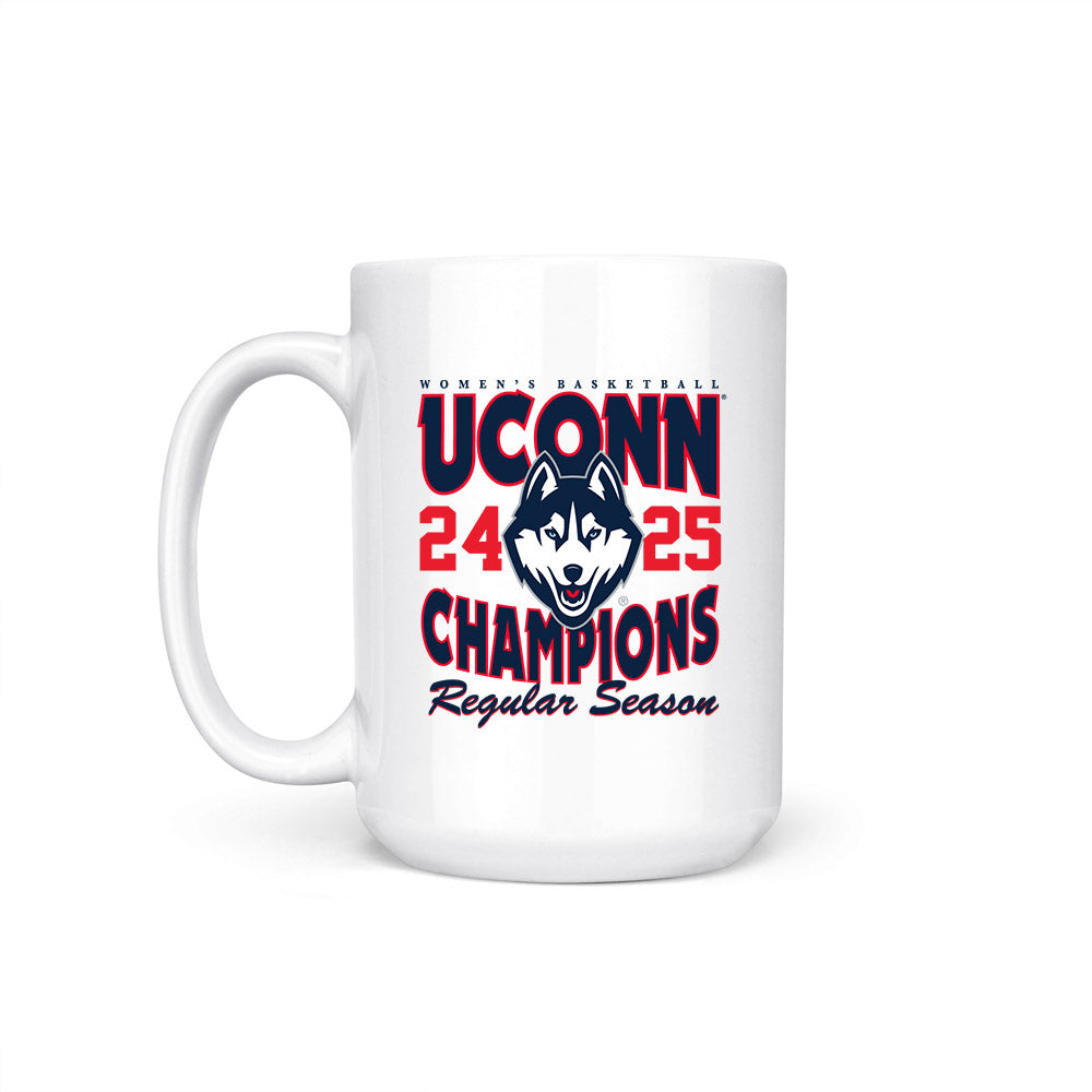 UConn - NCAA Women's Basketball : Allie Ziebell - Regular Season Champs Coffee Mug-1