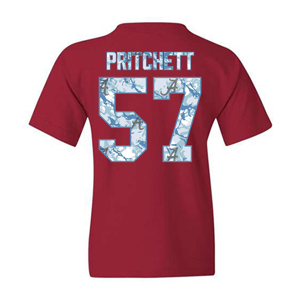 Alabama - NCAA Football : Elijah Pritchett - Youth T-Shirt-1