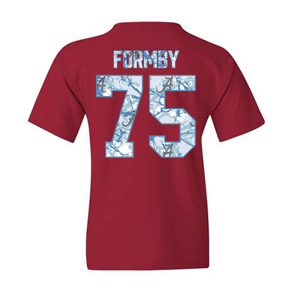 Alabama - NCAA Football : Wilkin Formby - Youth T-Shirt-1