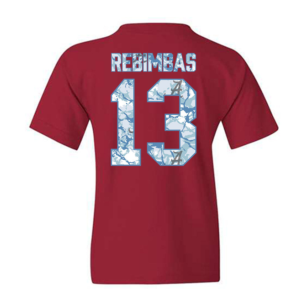 Alabama - NCAA Women's Soccer : Melina Rebimbas - Hydrobama™ Youth T-Shirt-1