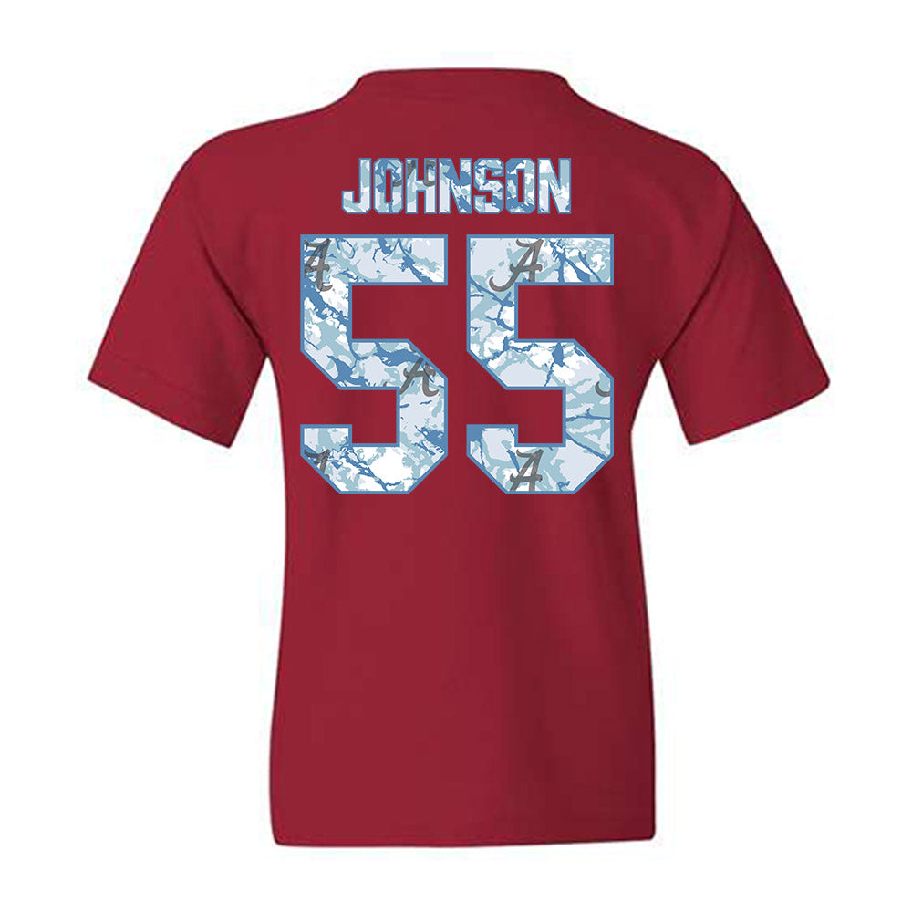 Alabama - NCAA Softball : Alea Johnson - Hydrobama™ Youth T-Shirt-1