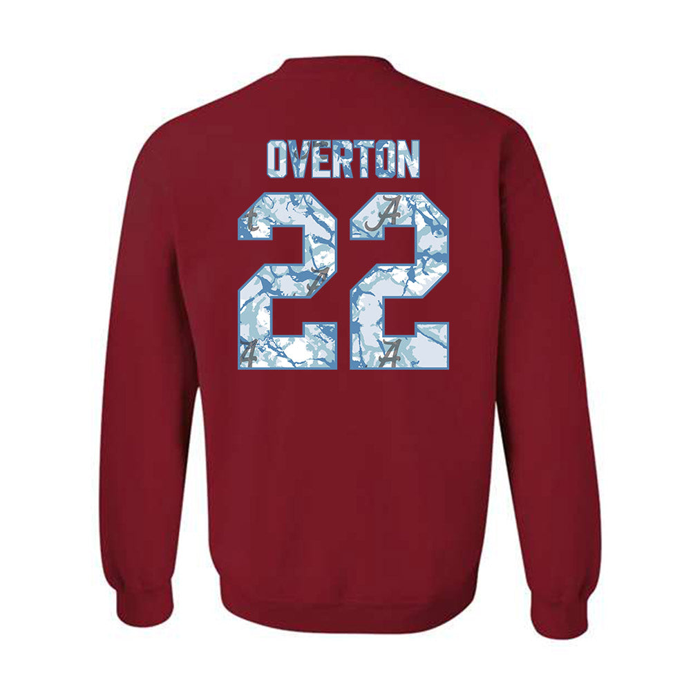 Alabama - NCAA Football : LT Overton - Crewneck Sweatshirt-1