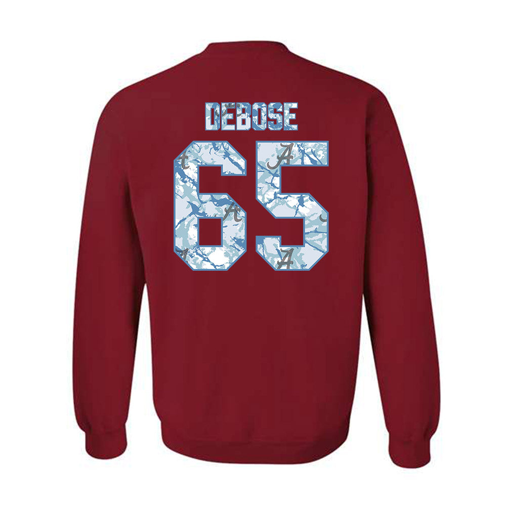 Alabama - NCAA Football : Micah DeBose - Crewneck Sweatshirt-1