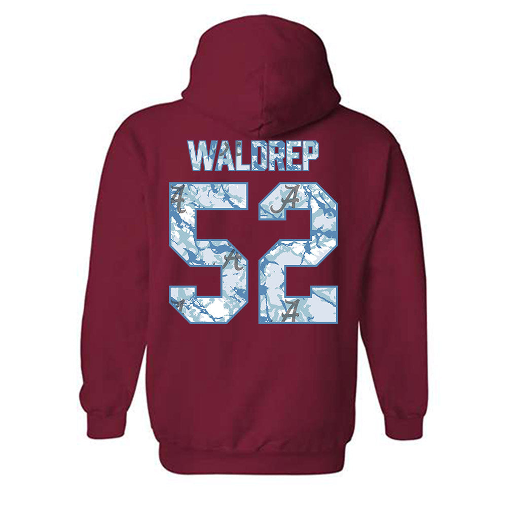 Alabama - NCAA Football : Mal Waldrep - Hooded Sweatshirt-1
