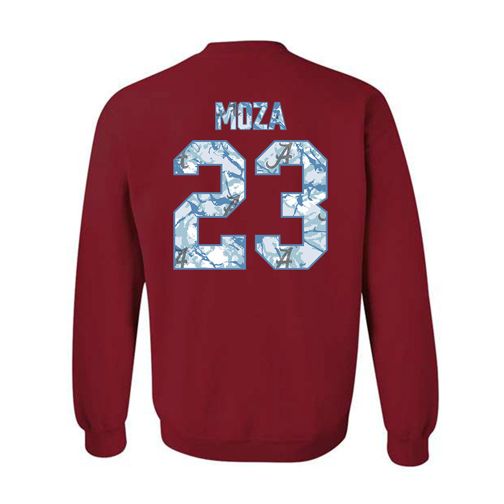 Alabama - NCAA Baseball : Aidan Moza - Hydrobama™ Crewneck Sweatshirt-1