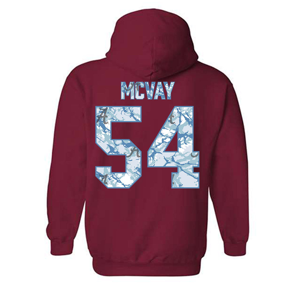 Alabama - NCAA Football : Miles McVay - Hooded Sweatshirt-1