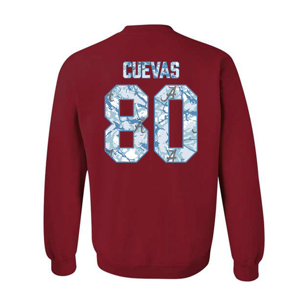 Alabama - NCAA Football : Josh Cuevas - Crewneck Sweatshirt-1