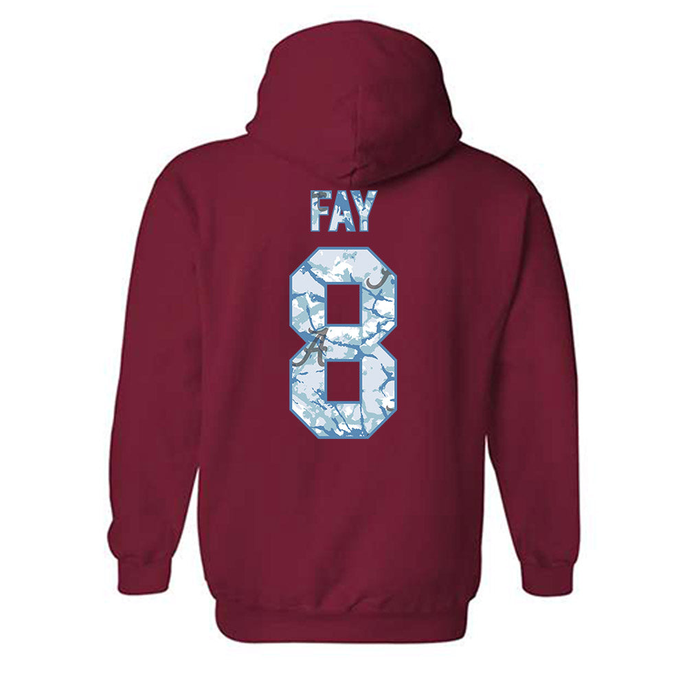 Alabama - NCAA Baseball : Tyler Fay - Hydrobama™ Hooded Sweatshirt-1