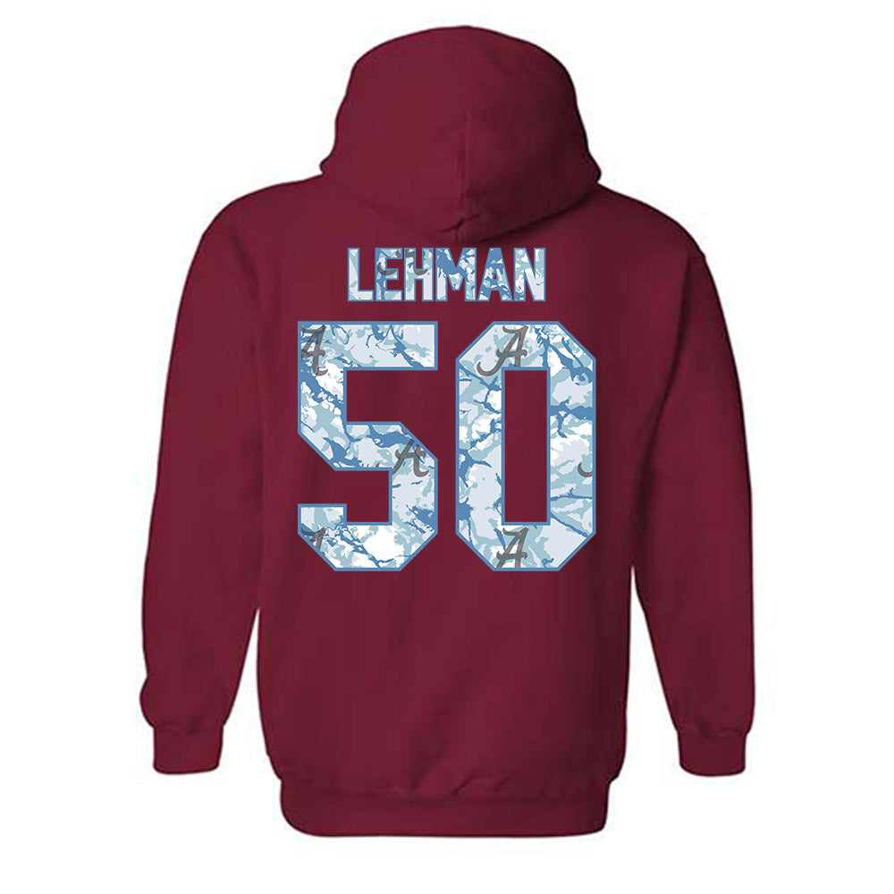 Alabama - NCAA Baseball : Connor Lehman - Hydrobama™ Hooded Sweatshirt-1
