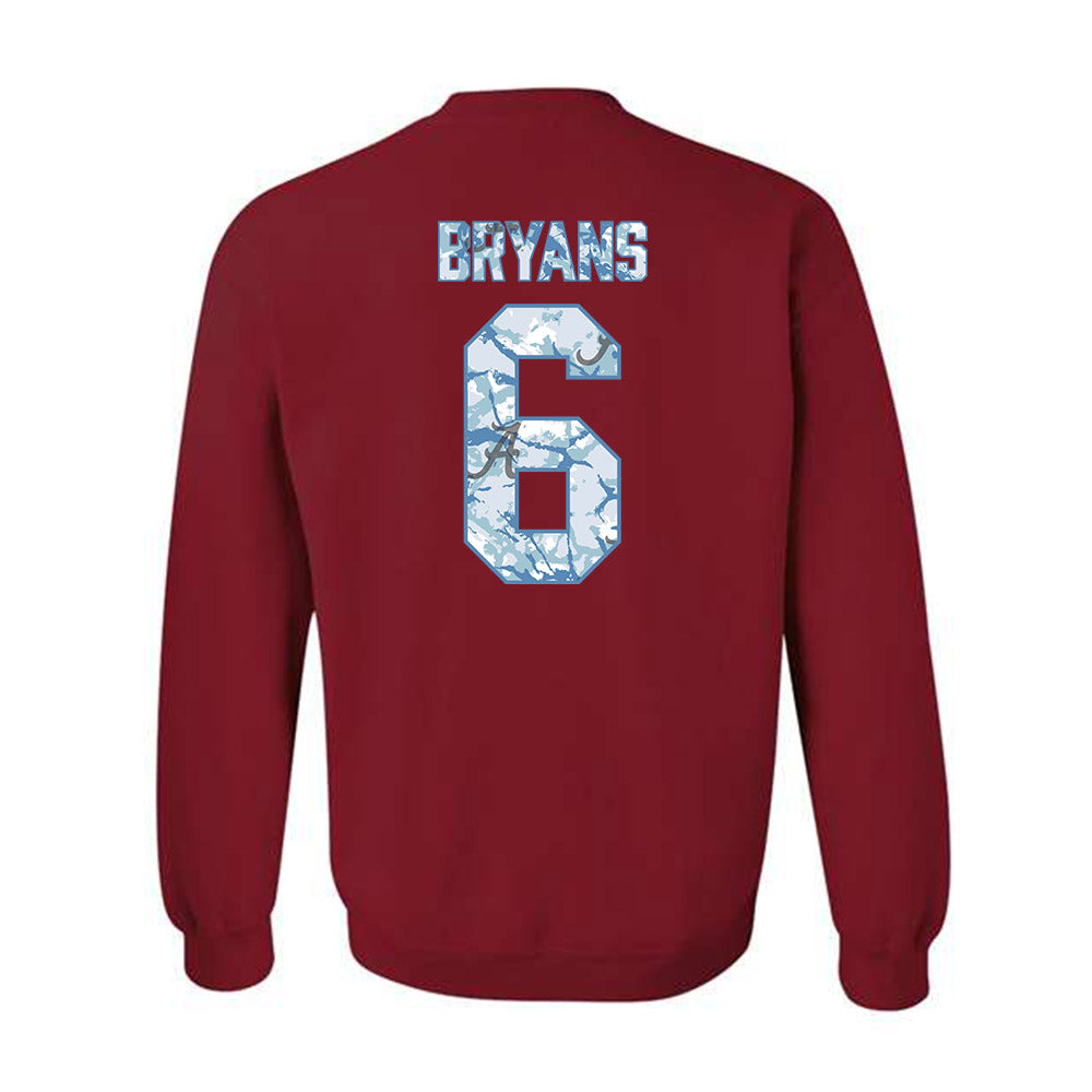 Alabama - NCAA Baseball : Beau Bryans - Hydrobama™ Crewneck Sweatshirt-1