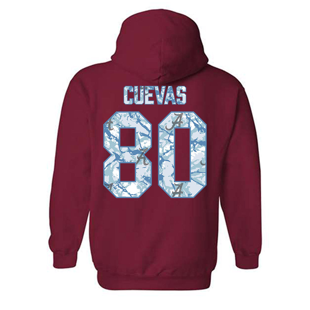 Alabama - NCAA Football : Josh Cuevas - Hooded Sweatshirt-1