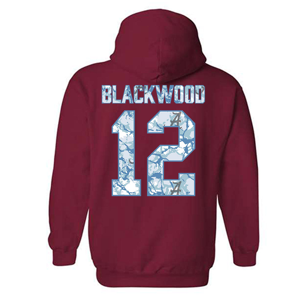 Alabama - NCAA Baseball : JT Blackwood - Hydrobama™ Hooded Sweatshirt-1