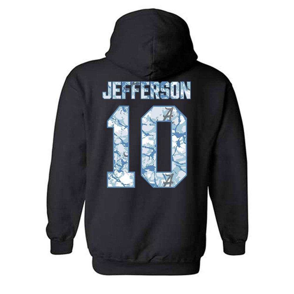 Alabama - NCAA Football : Justin Jefferson - Hooded Sweatshirt-1