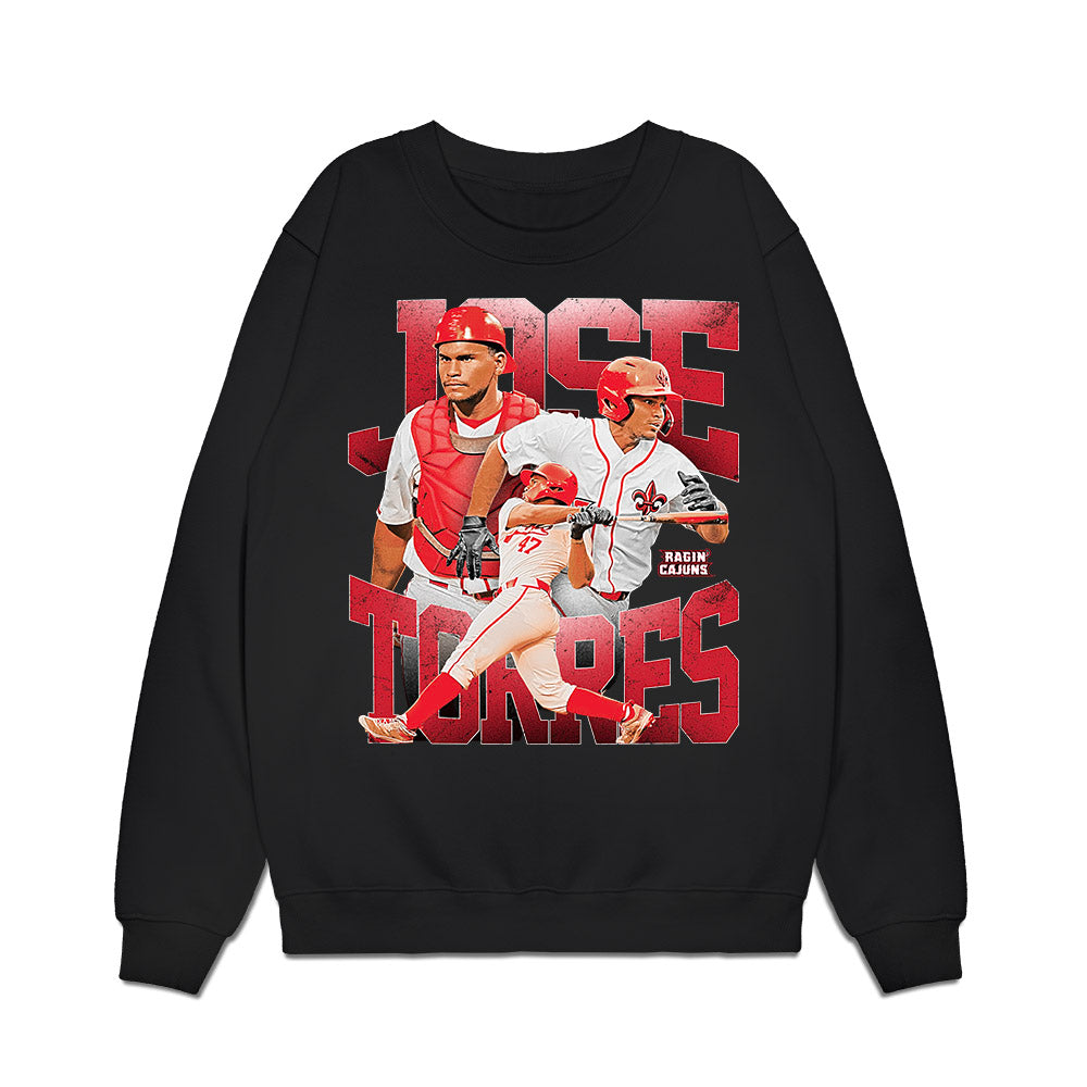 Louisiana - NCAA Baseball : Jose Torres - Premium Crewneck Sweatshirt-0