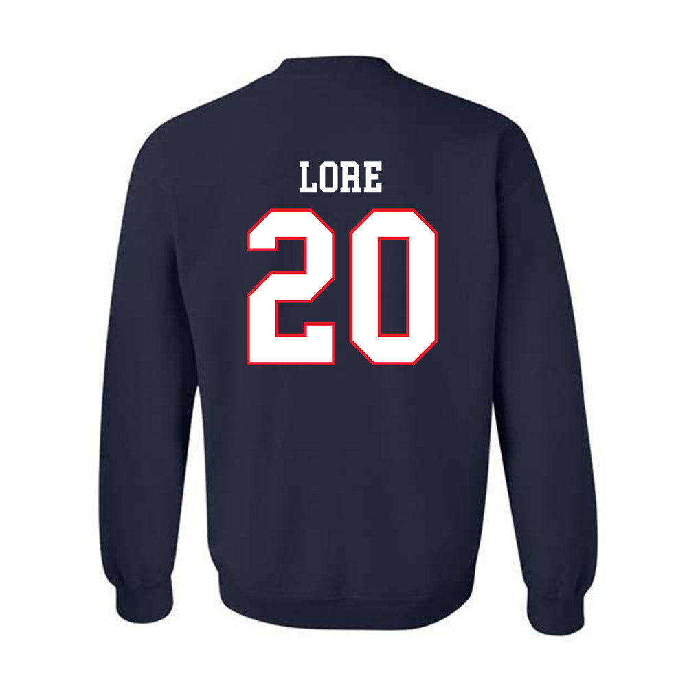 UConn - NCAA Women's Ice Hockey : Jade Lore - Hockey East 2024-2025 Regular Season Champs Classic Shersey Crewneck Sweatshirt-1