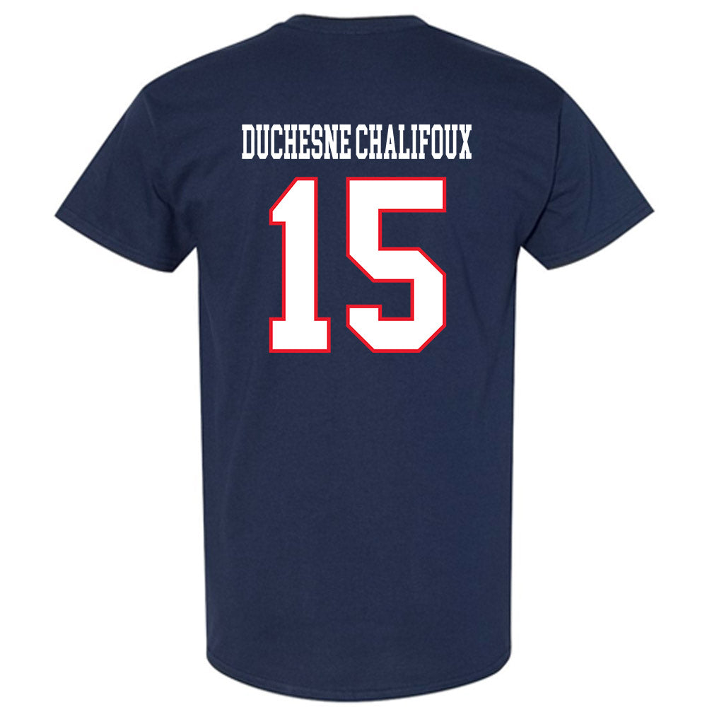 UConn - NCAA Women's Ice Hockey : Meghane Duchesne Chalifoux - Hockey East 2024-2025 Regular Season Champs Classic Shersey T-Shirt-1