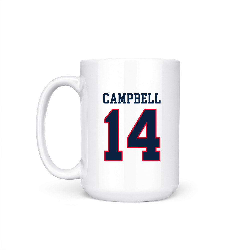 UConn - NCAA Women's Ice Hockey : Brooke Campbell - Hockey East 2024-2025 Regular Season Champs Coffee Mug-1