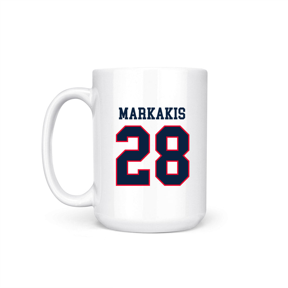 UConn - NCAA Women's Ice Hockey : Ellie Markakis - Champs Coffee Mug-2