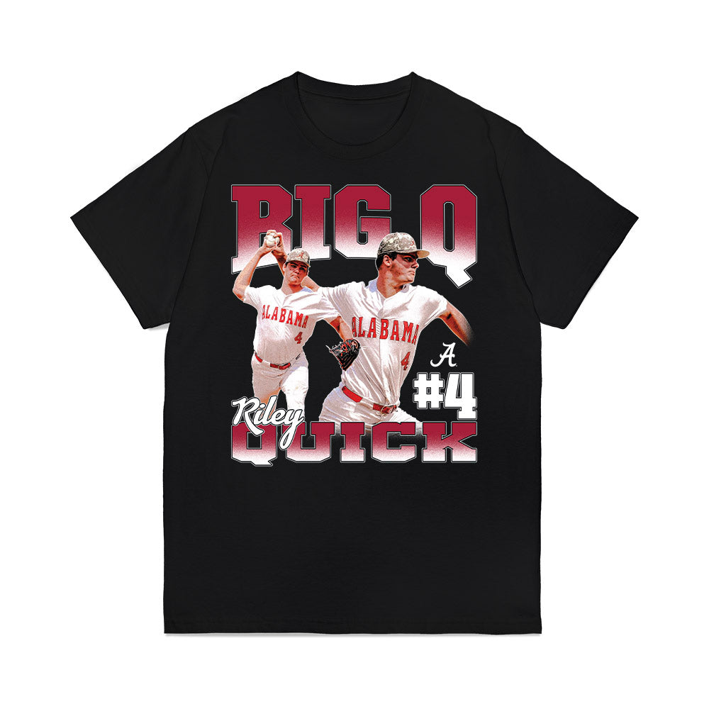 Alabama - NCAA Baseball : Riley Quick - Player Collage Premium T-Shirt-0