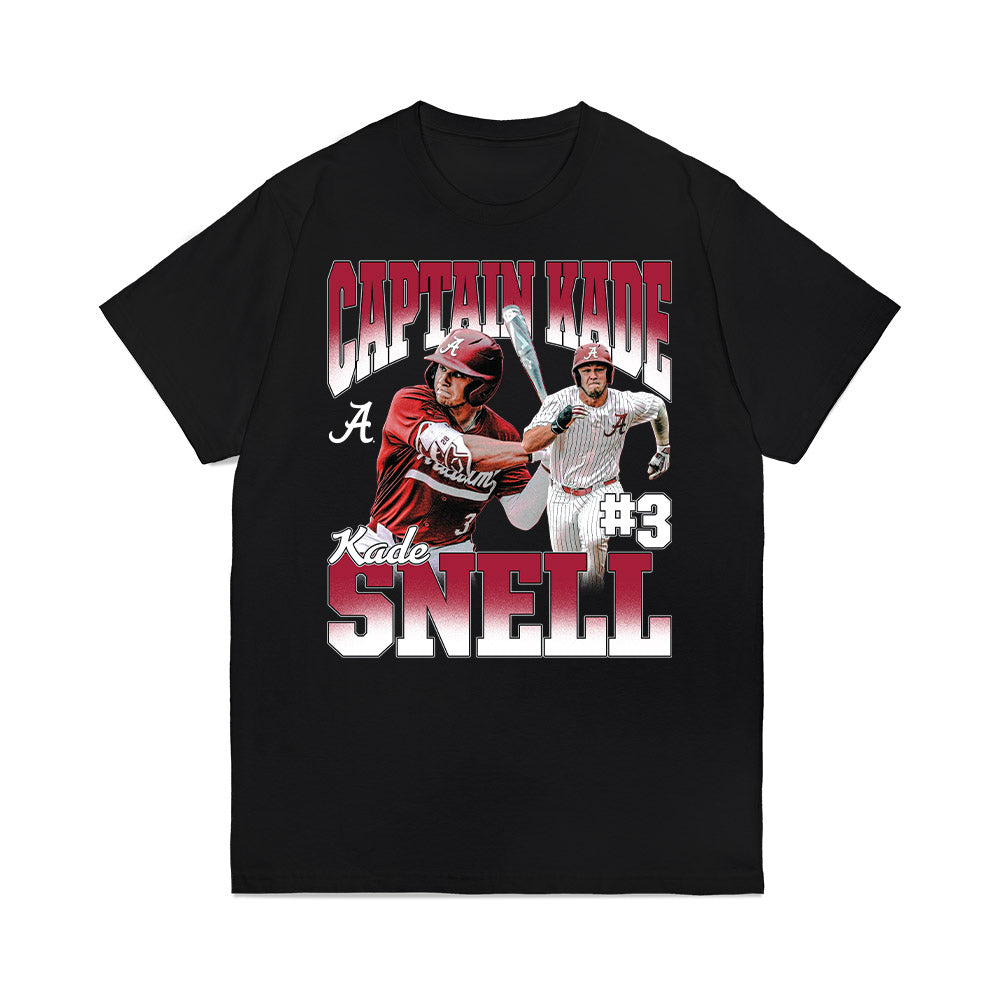 Alabama - NCAA Baseball : Kade Snell - Player Collage Premium T-Shirt-0