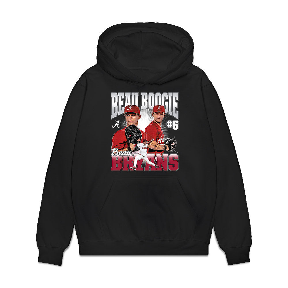 Alabama - NCAA Baseball : Beau Bryans - Collage Premium Hooded Sweatshirt-0
