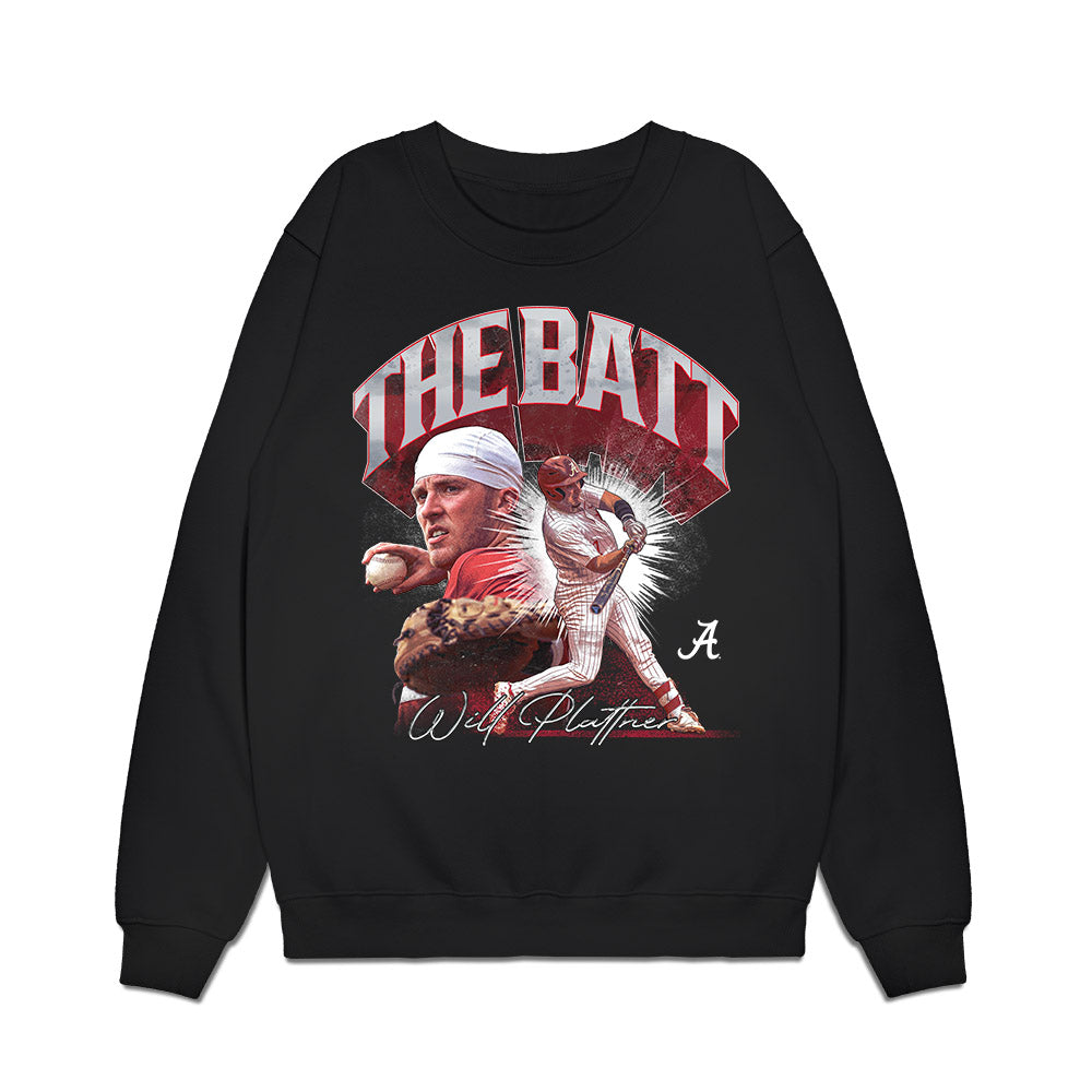 Alabama - NCAA Baseball : Will Plattner - Collage Premium Crewneck Sweatshirt-0