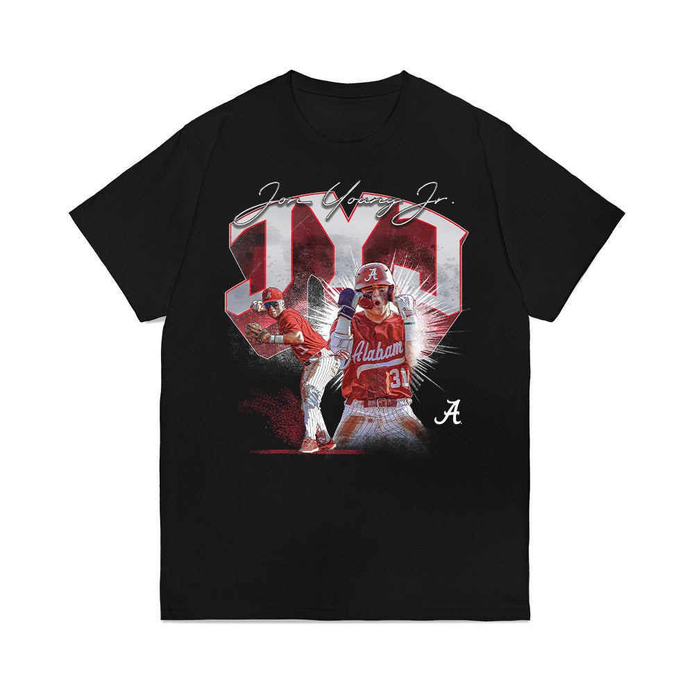 Alabama - NCAA Baseball : Jon Young Jr. - Collage Premium T-Shirt-0