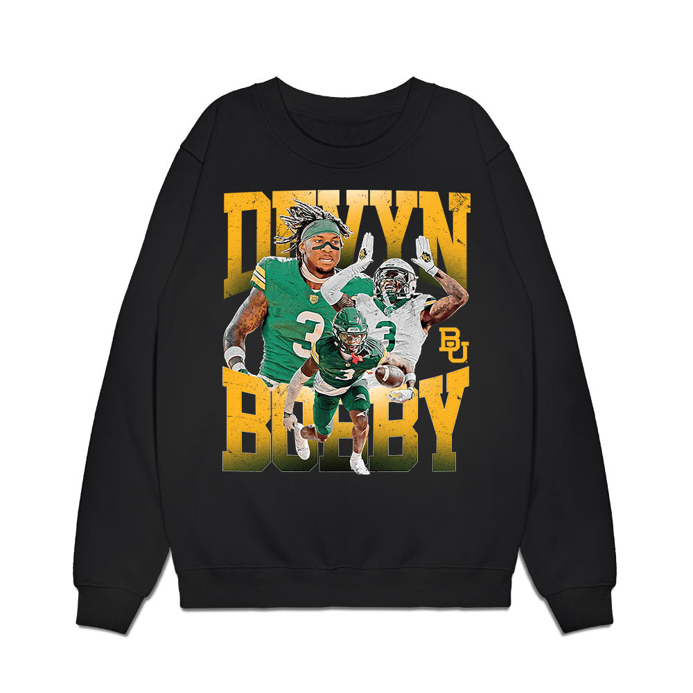 Baylor - NCAA Football : Devyn Bobby - Collage Premium Crewneck Sweatshirt-0