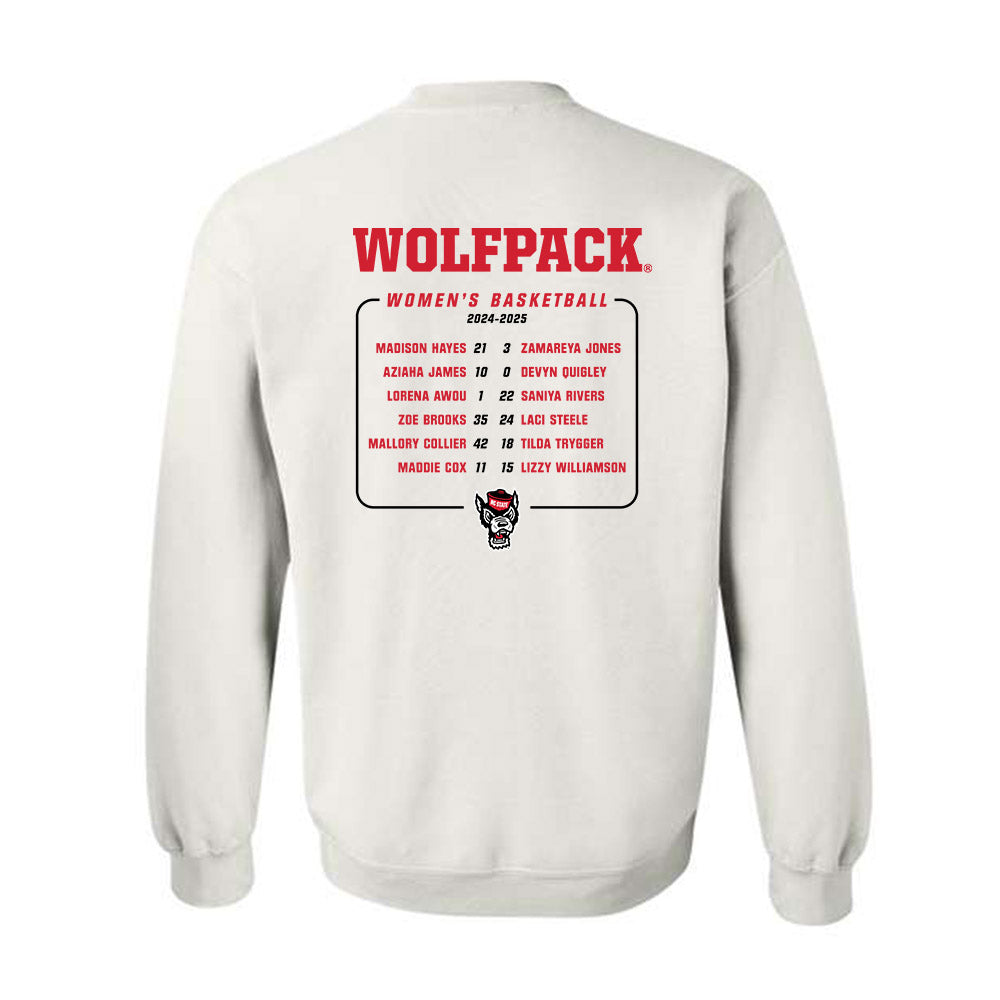 NC State - NCAA Women's Basketball : - Crewneck Sweatshirt-1