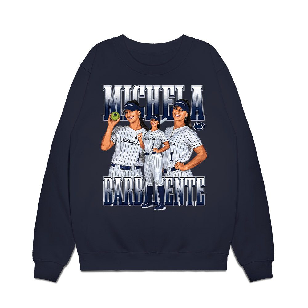 Penn State Altoona - NCAA Softball : - Collage Premium Crewneck Sweatshirt-0