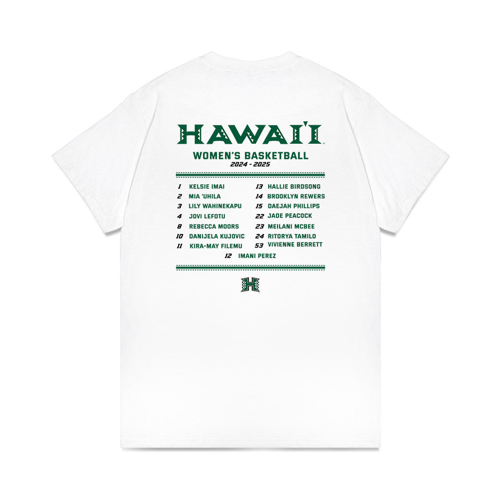 Hawaii - NCAA Women's Basketball : - Roster Shirt Premium T-Shirt-1