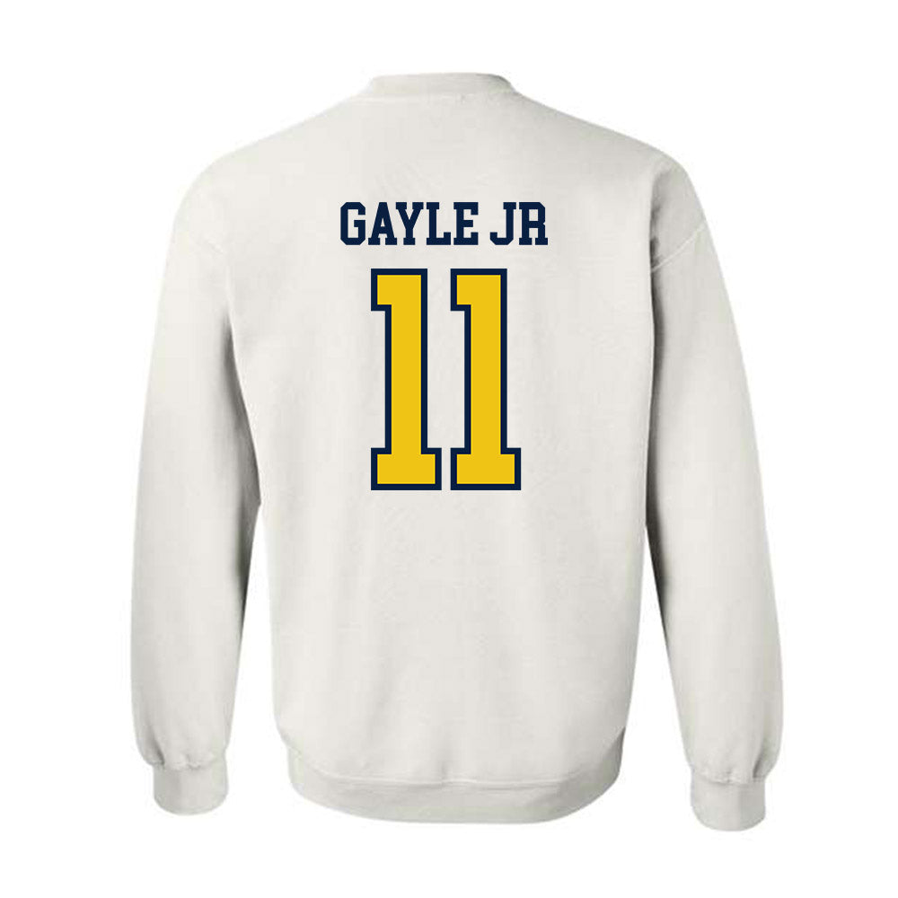 Michigan - NCAA Men's Basketball : Roddy Gayle Jr - Classic Shersey Crewneck Sweatshirt-1