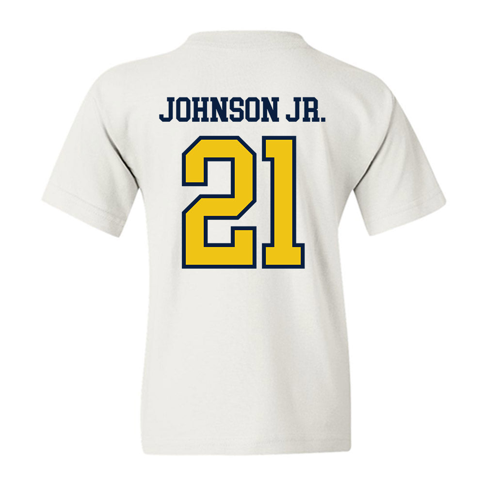 Michigan - NCAA Men's Basketball : Morez Johnson Jr. - Classic Shersey Youth T-Shirt-1