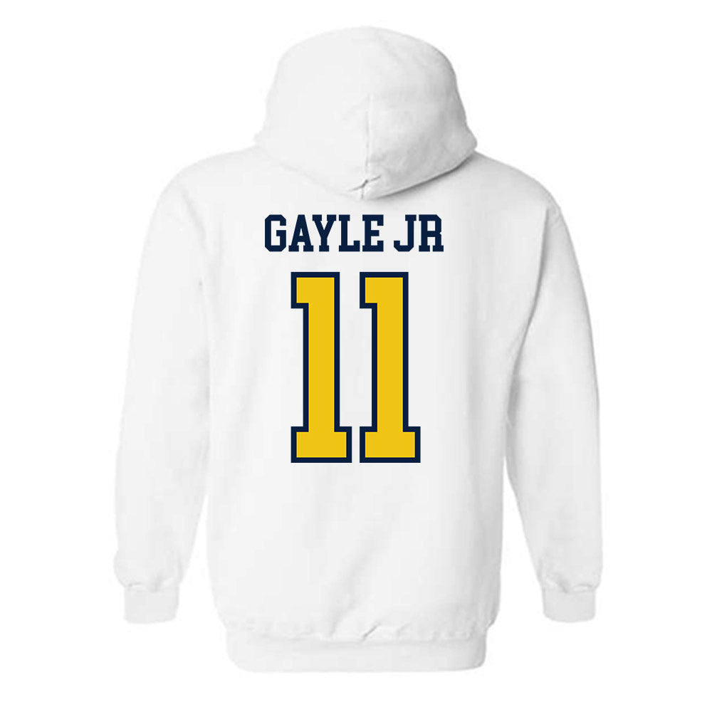 Michigan - NCAA Men's Basketball : Roddy Gayle Jr - Classic Shersey Hooded Sweatshirt-1