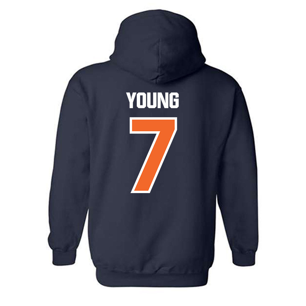 FPU - NCAA Men's Water Polo : Luke Young - Classic Shersey Hooded Sweatshirt-1