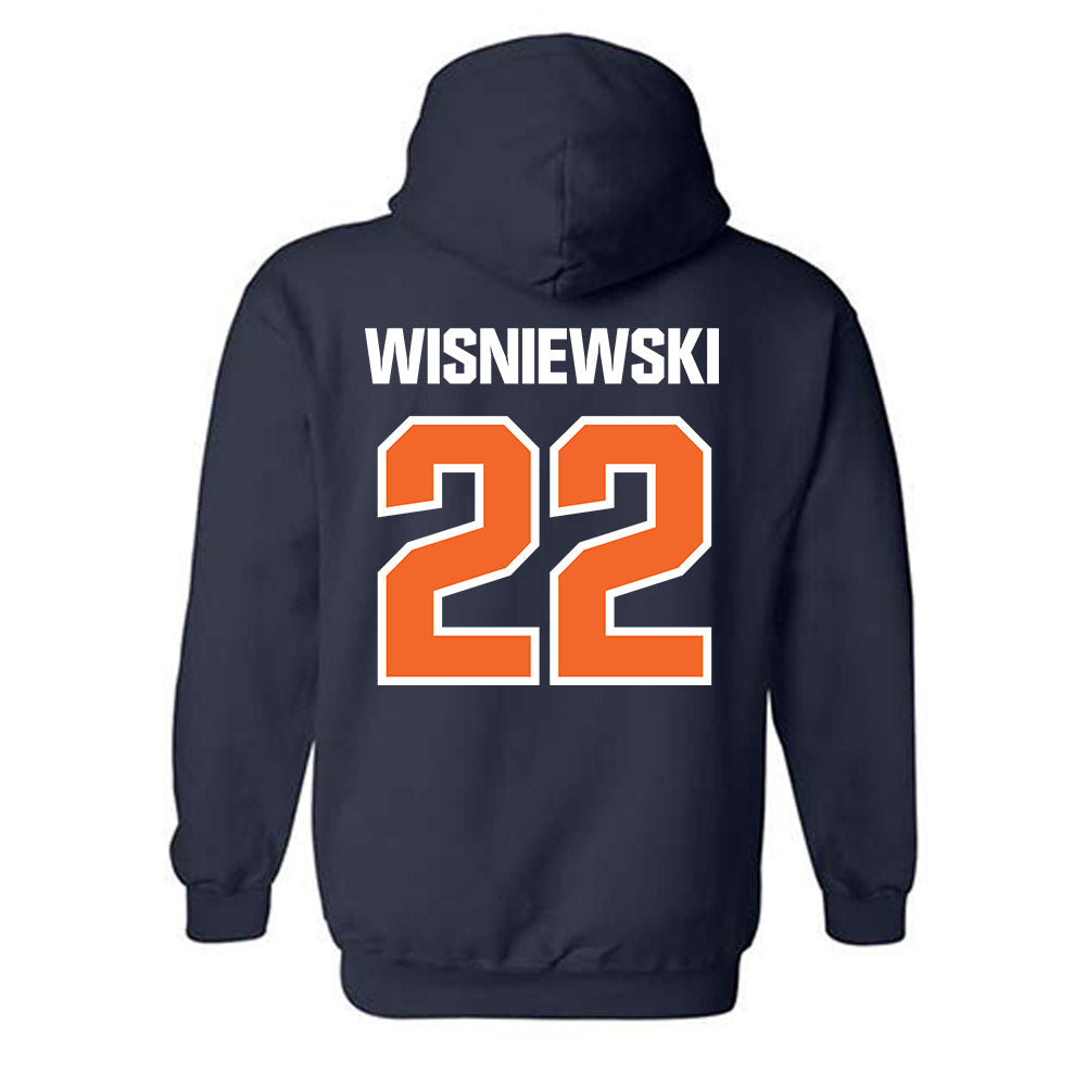 FPU - NCAA Women's Basketball : Nina Wisniewski - Classic Shersey Hooded Sweatshirt-1