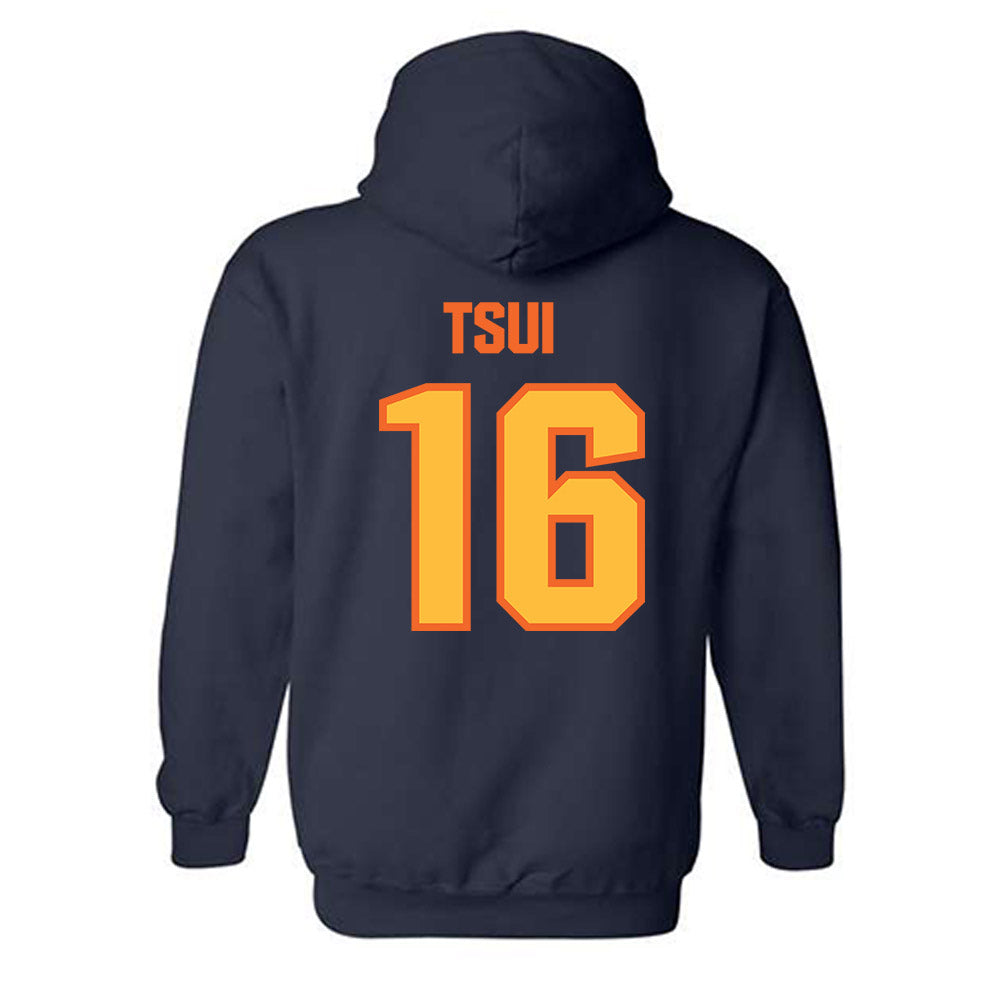 FPU - NCAA Baseball : Ethan Tsui - Classic Shersey Hooded Sweatshirt-1
