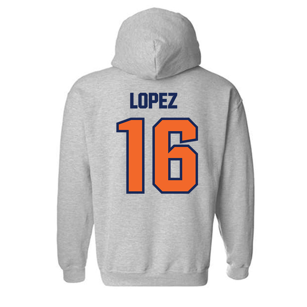 FPU - NCAA Men's Soccer : Brandon Lopez - Hooded Sweatshirt-1