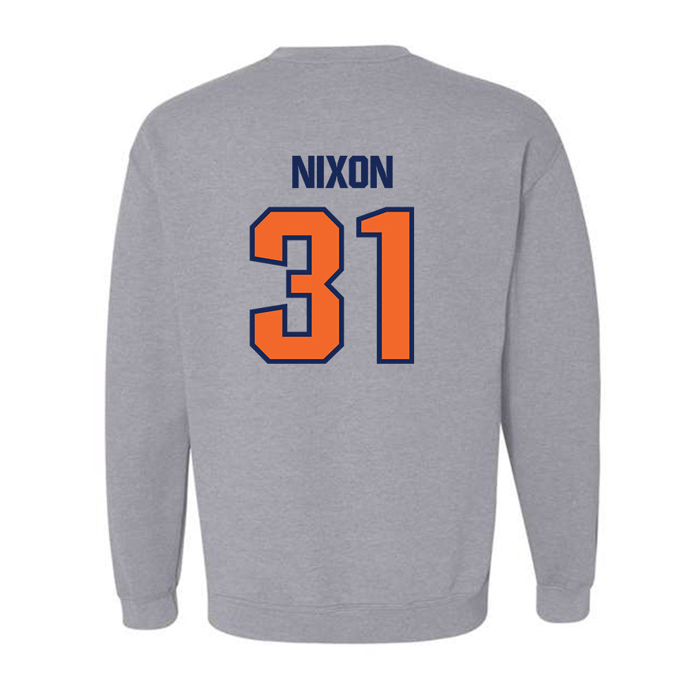 FPU - NCAA Baseball : Joshua Nixon - Crewneck Sweatshirt-1