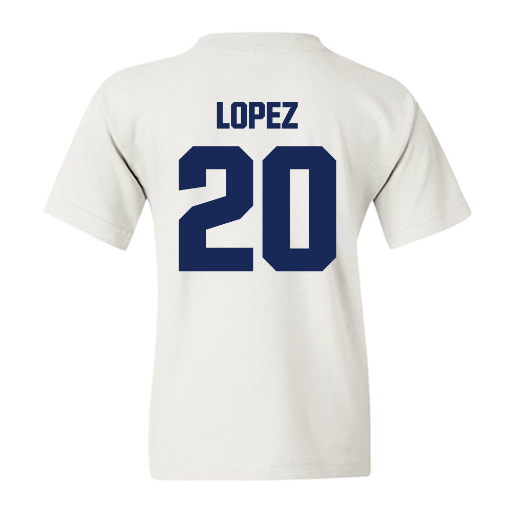 FPU - NCAA Men's Soccer : Bryan Lopez - Classic Shersey Youth T-Shirt-1