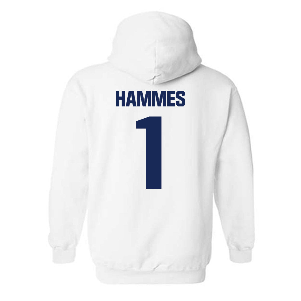 FPU - NCAA Men's Water Polo : Chase Hammes - Classic Shersey Hooded Sweatshirt-1