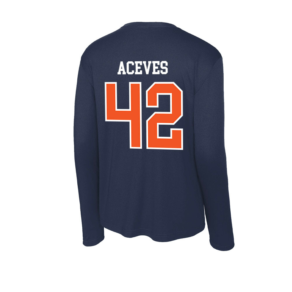 FPU - NCAA Men's Soccer : Diego Aceves - Classic Shersey Activewear Long Sleeve T-Shirt-1