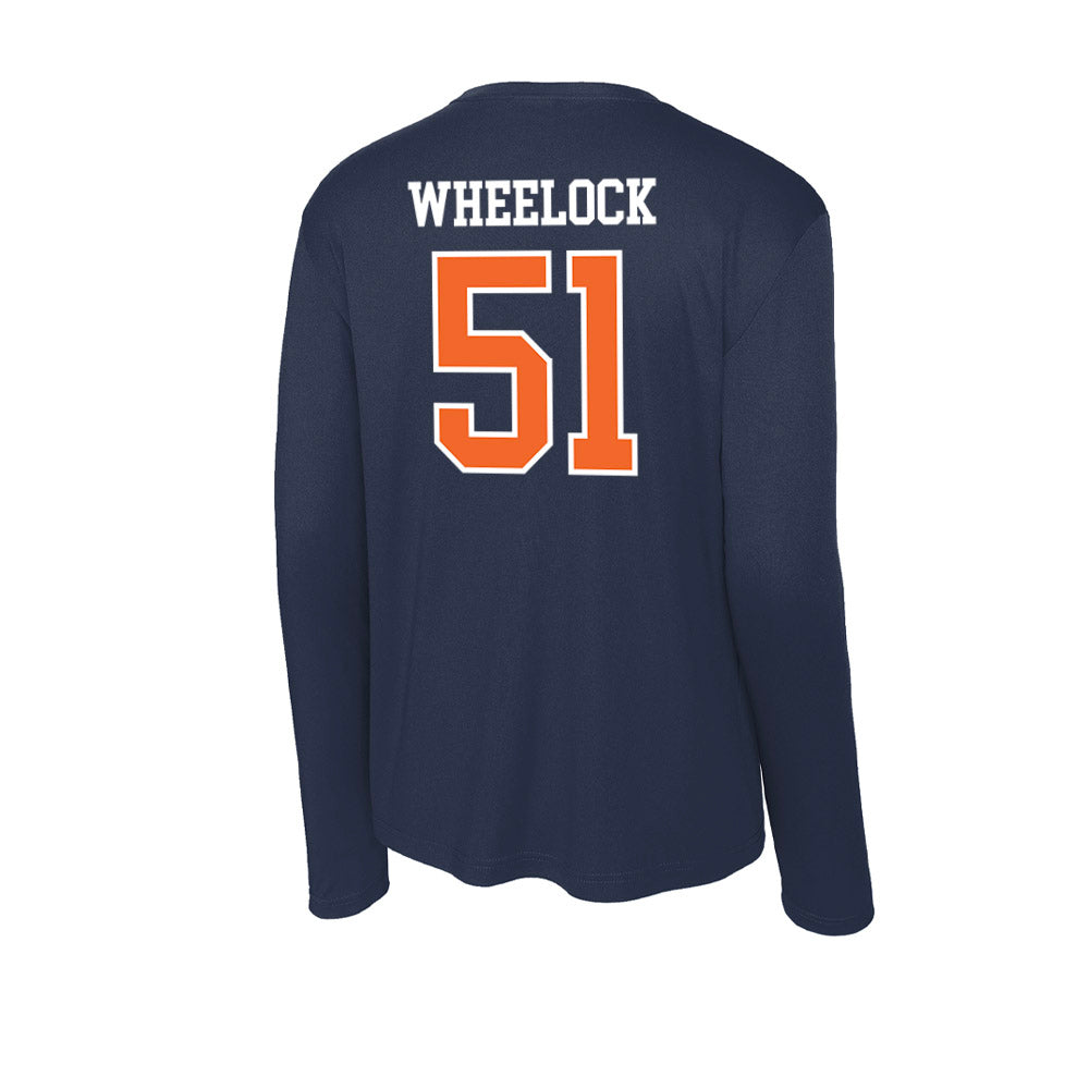 FPU - NCAA Baseball : Titus Wheelock - Activewear Long Sleeve T-Shirt-1