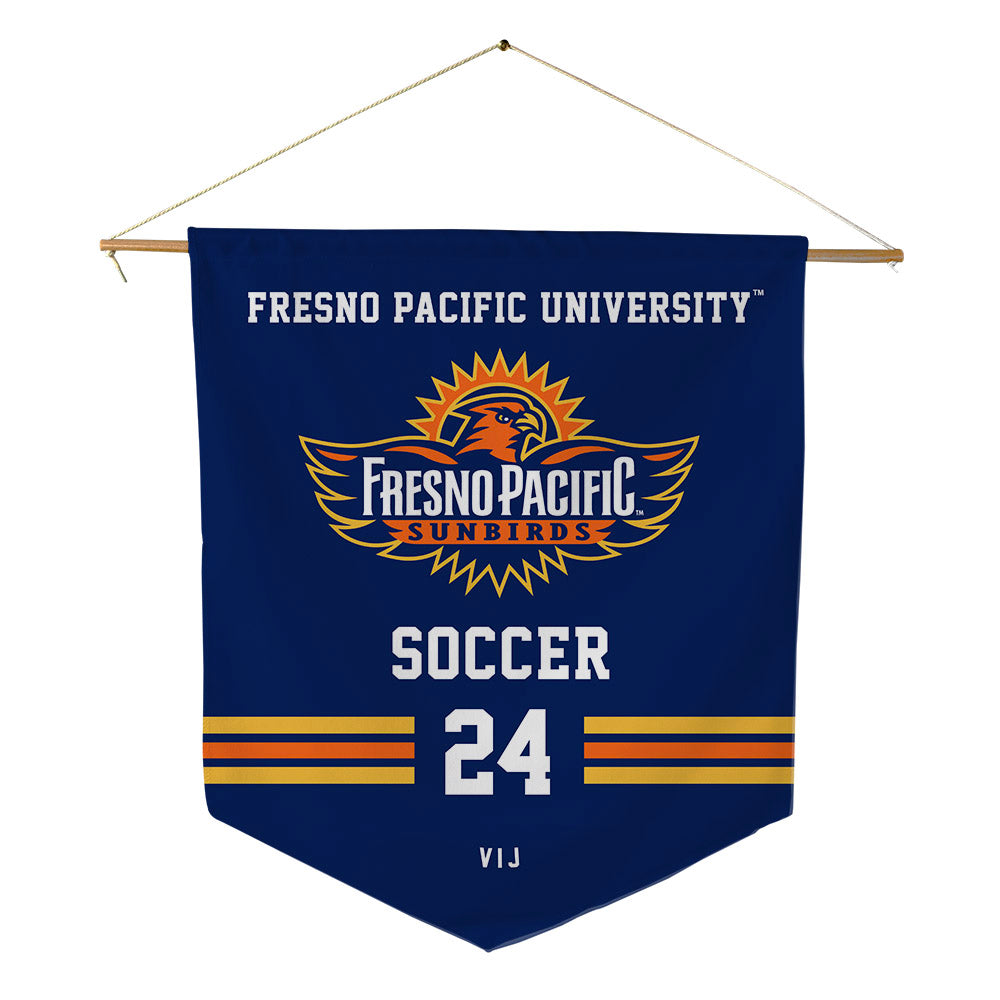 FPU - NCAA Men's Soccer : Yash Vij - Pennant - 18" x 21"-0