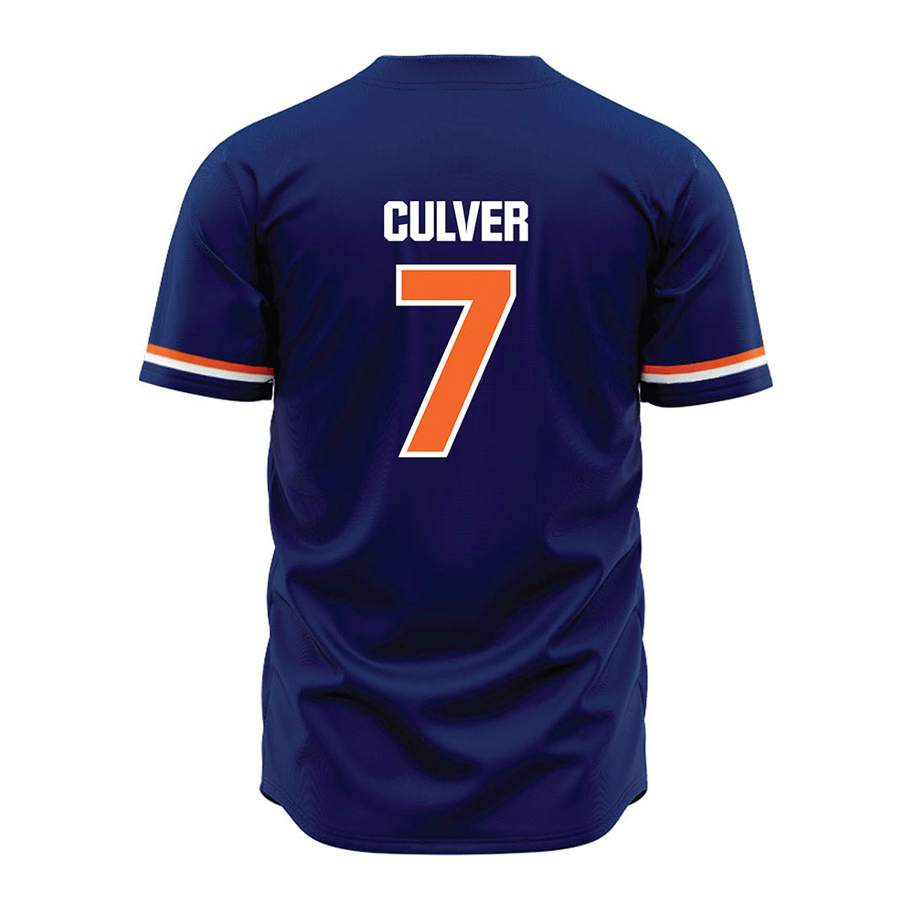 FPU - NCAA Baseball : Timothy Culver - Blue Jersey-1