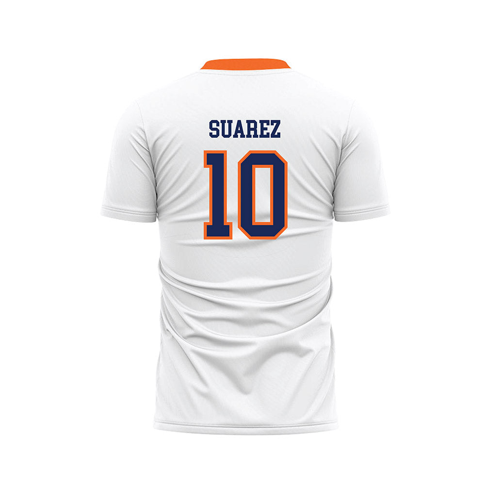 FPU - NCAA Women's Soccer : Celeste Suarez - White Soccer Jersey-1