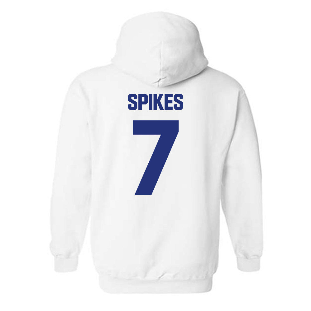 TN State - NCAA Men's Basketball : Jabrion Spikes - Classic Shersey Hooded Sweatshirt-3