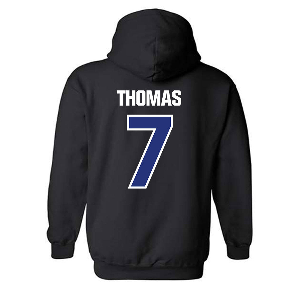TN State - NCAA Women's Basketball : Icesis Thomas - Classic Shersey Hooded Sweatshirt-1