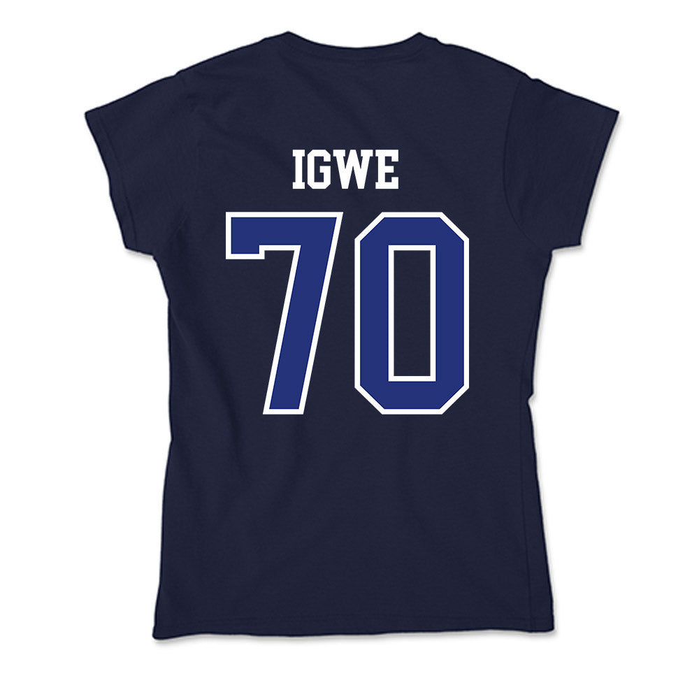 TN State - NCAA Football : Jesse Igwe - Soft Style Women’s T-Shirt-1
